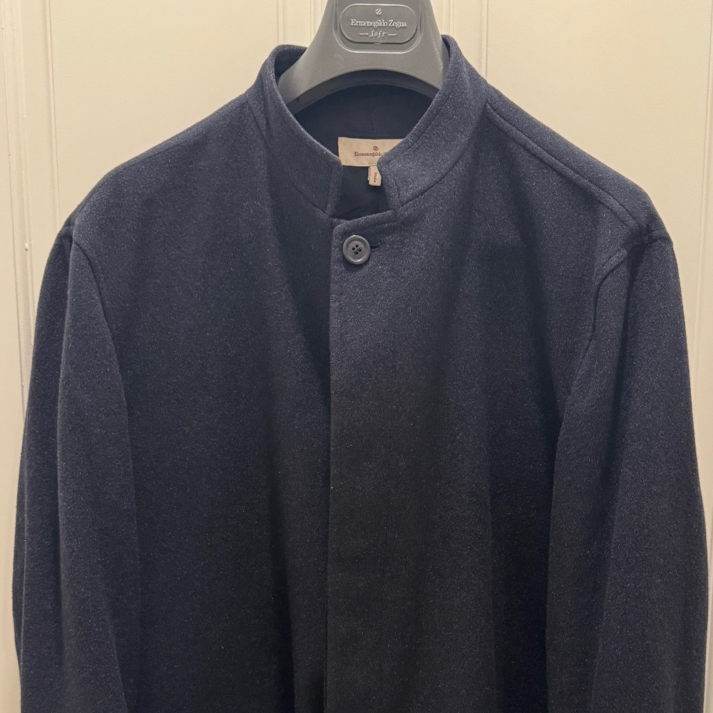 Ermenegildo Zegna 100%. Cashmere Blue Coat